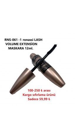 RNS-061-1 ronassi LASH VOLUME EXTENSİON MASKARA 12ml.